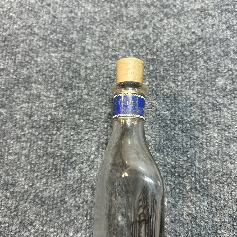 Vintage Avon Captain's Pride Oland Aftershave Empty Bottle with Stand in Box